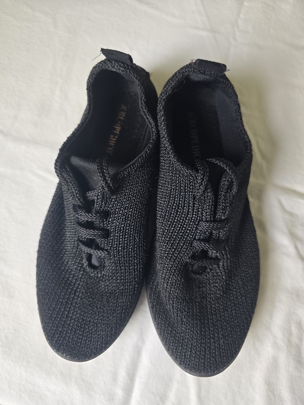 Arcopedico Black Knit Comfort shoes